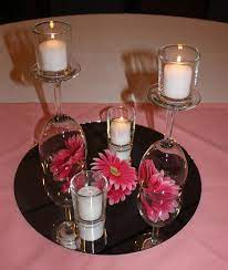 Wine Glass Decor Diy Wedding Decorations