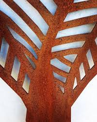 Corten Nikau Palm Wall Art Chooice