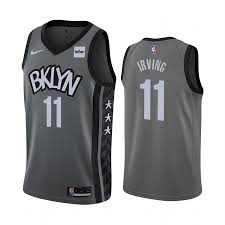 Nike's nba city edition jerseys are back for another year, giving each franchise the opportunity to reflect civic culture by way of shiny new. Mens Brooklyn Nets Kyrie Irving Gray 2019 20 Statement Jersey Kyrie Irving Brooklyn Nets Kyrie