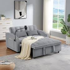 Twin Size 2 Seats Convertible Sofa Bed