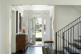 Glass Pane Front Door With Transom