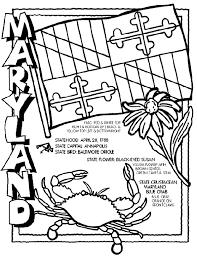 Have you ever sat and just colored? Maryland Coloring Page Crayola Com