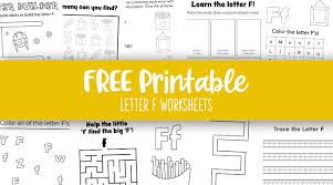 letter f worksheets 50 free
