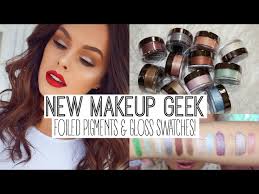 new makeup geek foiled pigments and