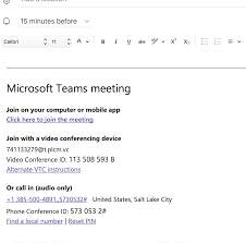 remove auto teams message from outlook