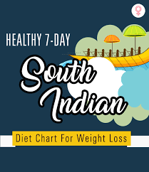 south indian t chart for weight loss