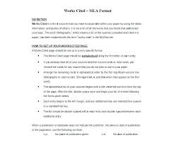 Citation Format Template Works Cited 8 Mla For Work Arttion Co