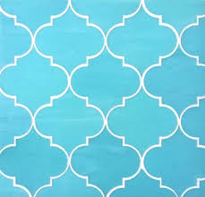Arabesque Moroccan Turquoise Glass Tile