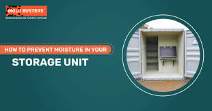 prevent moisture in your storage unit