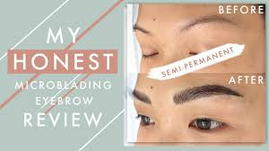 my honest microblading eyebrow review