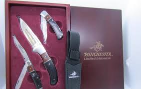 Edition 15 x 23 with catalog $299.99. 2007 Edition Winchester 3 Piece Knife Set Winchester 2006 In Box 3 Knife Set Limited Edition Dec 01 2019 Imperial Auction In Fl Amazon Com Gerber 3 Pc Winchester Knife Set Sports Outdoors Juss