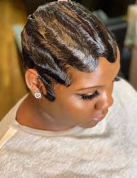 4 high skin fade with waves and edge up. 20 Suave Finger Wave Styles You Will Love