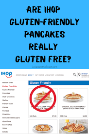 are ihop pancakes gluten free celiac