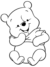 Coloring is a great way to spend quality time with your child or anyone and it is fun. Baby Pooh Bear Colouring Pages Peepsburgh