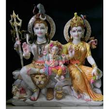 traditional hindu lord shiva parvati