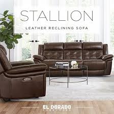 Stallion Leather Reclining Sofa