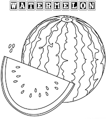 Check out inspiring examples of watermelon artwork on deviantart, and get inspired by our community of talented artists. Watermelon Coloring Book For Kids Fruit Coloring Pages Summer Coloring Pages Coloring Pages For Kids