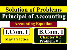 Solution Of Accounting Equation Problem