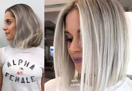 Ash grey blonde side bun. Silver Blonde Hair How To Get This Trendy Color For 2020