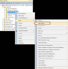 recover a sql server database using