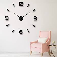 Frameless Diy Wall Clock Wall Clock