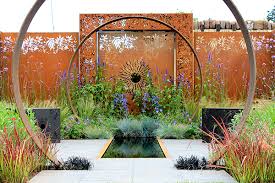 Sunburst Feature Garden Art Panel