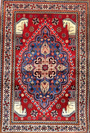 handmade persian shiraz rug 117x80cm