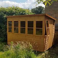 Shire Sun Pent Potting Shed 8x6 Right