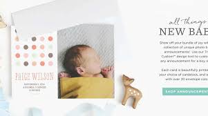 Free Online Baby Announcement Templates Free Email Birth