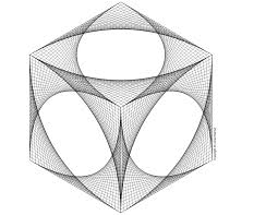 Curve Stitch Isometric Cube