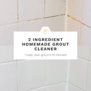 homemade grout cleaner