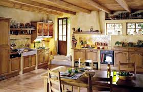 french country kitchen interior