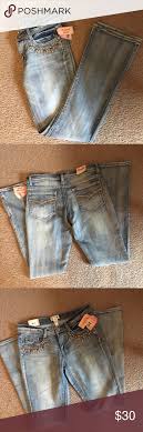 Nwt Mudd Skinny Boot Cut Jeans Embellished Skinny Boot Cut