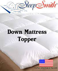 sleeper sofa down mattress topper
