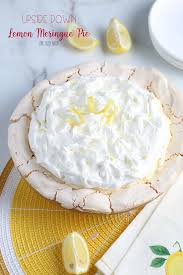 upside down lemon cream meringue pie