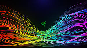 spectrum waves digital art 4k