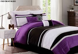 7 Piece Purple Comforter Set Grabone Nz