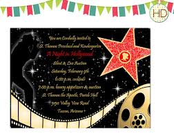 Hollywood Theme Party Invitations In 2019 Hollywood