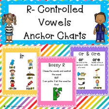 R Controlled Vowels Anchor Charts