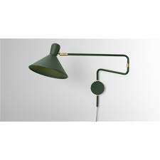 Ogilvy Swing Arm Wall Lamp Green