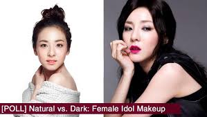 female idol makeup