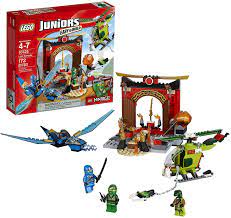 Amazon.com: Lego Year 2016 Juniors Ninjago Series Set #10725 - LOST TEMPLE  with Blue Dragon, Helicopter Plus Lloyd, Jay & Snake Villain Minifigures  (Pieces: 172) : Toys & Games