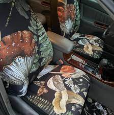 Boho Witchy Dark Cottagecore Car Seat