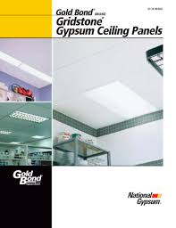 gridstone gypsum ceiling panels