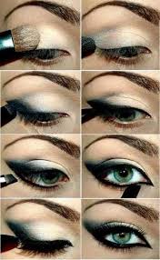 step makeup tutorials for green eyes