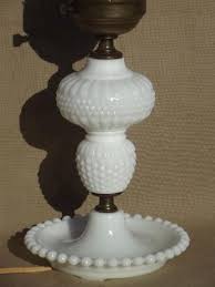 Vintage Milk Glass Lamps Collection
