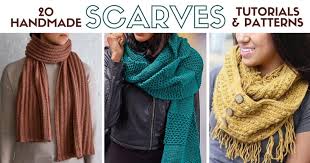 handmade scarf tutorials