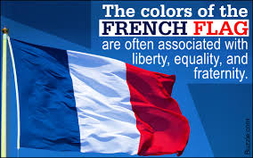 colors of the french flag represent