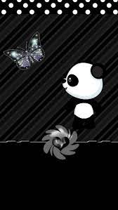y cute panda dark