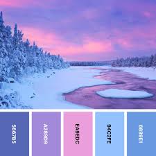 31 winter color palettes for frosty